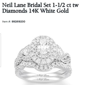Neil lane engagement ring set